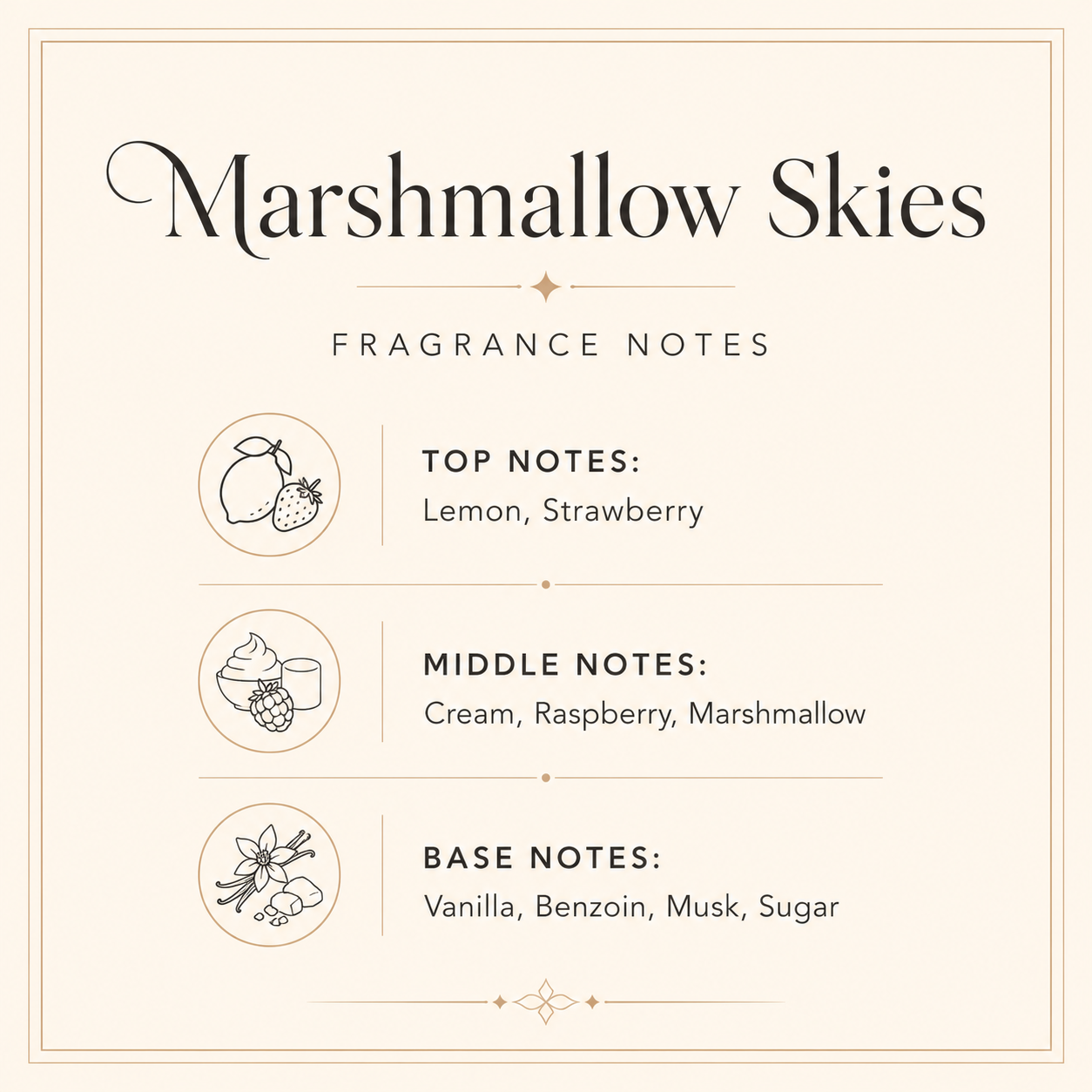 Sand + Fog Marshmallow Skies – Body Oil Sample  2ml, 3ml & 5ml