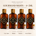 Gourmand Nights Discovery Set | BSB Body Oil Samples 4 × 2ML | Cozy Spice + Madam + Timeless + Green Manor
