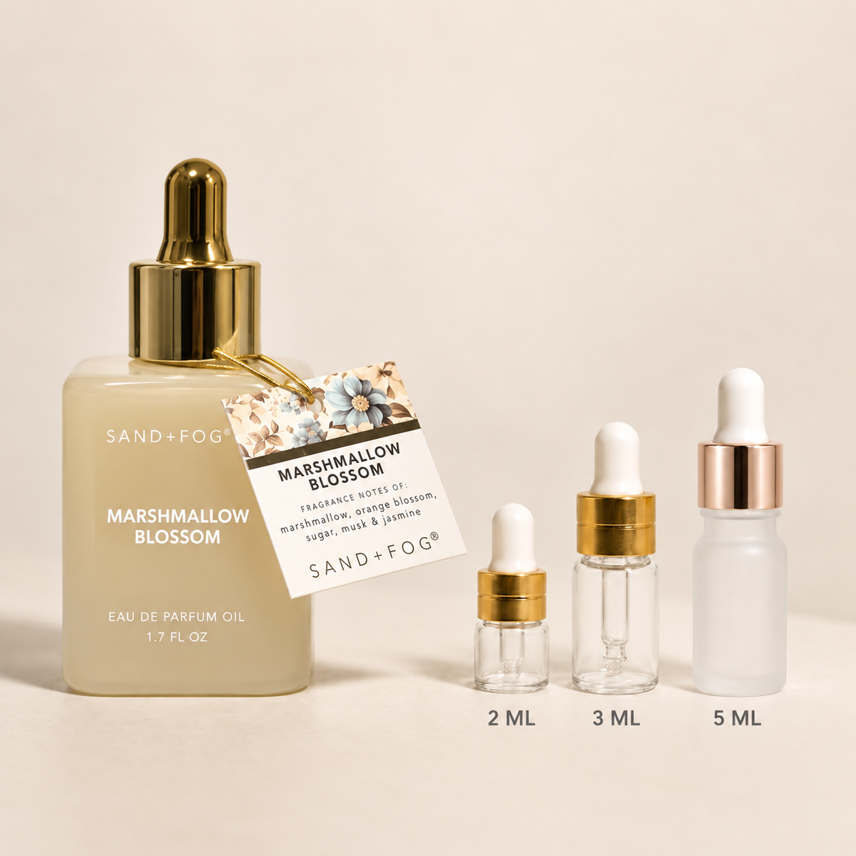 Sand + Fog Marshmallow Blossom – Body Oil Sample | 2ML, 3ML & 5ML (Copy)