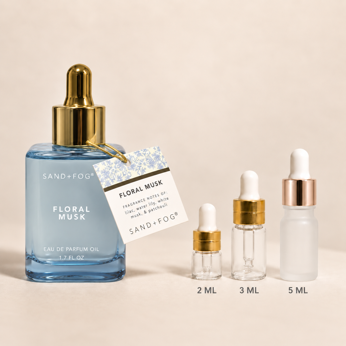 Sand + Fog Floral Musk – Body Oil Sample | 2ML, 3ML & 5ML
