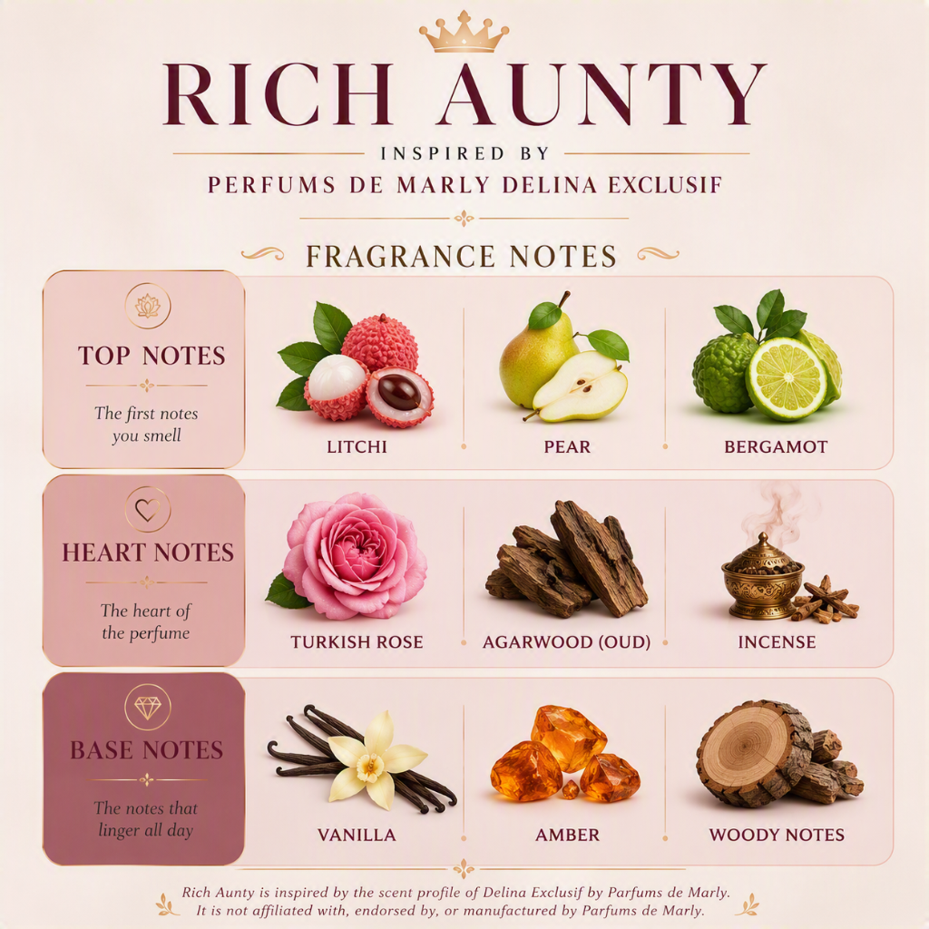 Rich Aunty - Brown Sugar Babe Body Oil Sample | 2ml, 3ml & 5ml