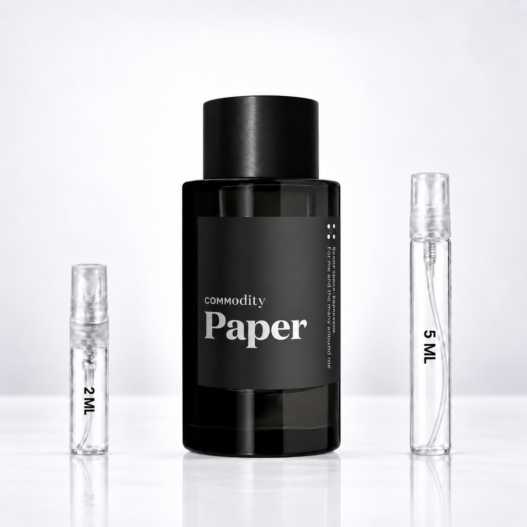 Commodity Paper Fragrance Sample | 2ML, 3ML & 5ML